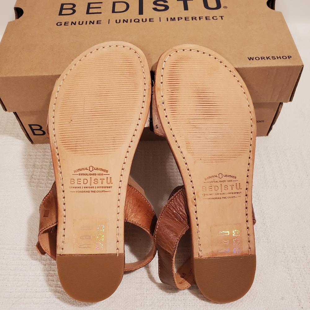 ๐๏ธ BED STU AUBURN LEATHER BOHO SANDALS - Picture 2 of 5